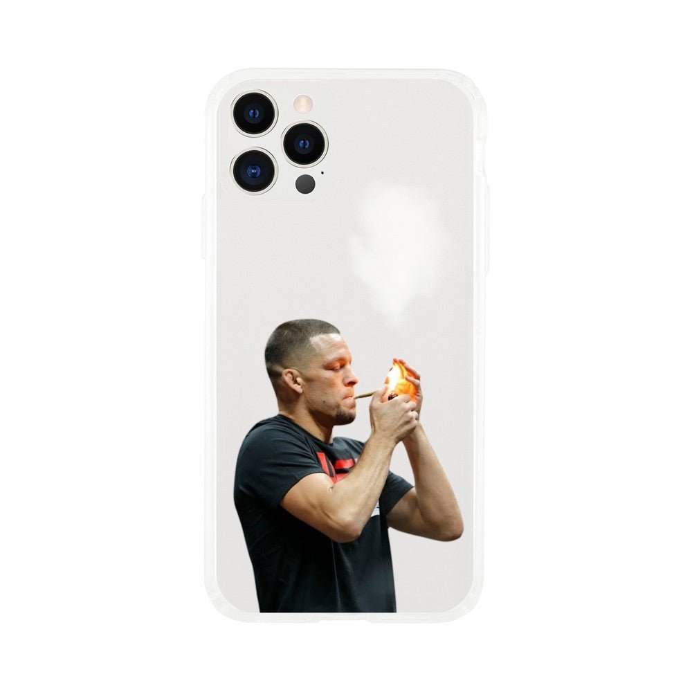 Nate Diaz Clear Phone Case - Raged MMA