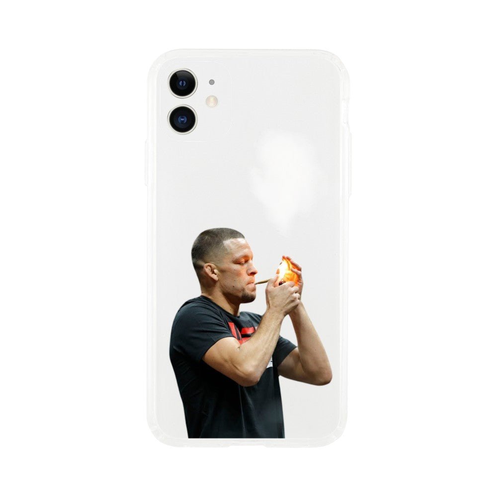 Nate Diaz Clear Phone Case - Raged MMA