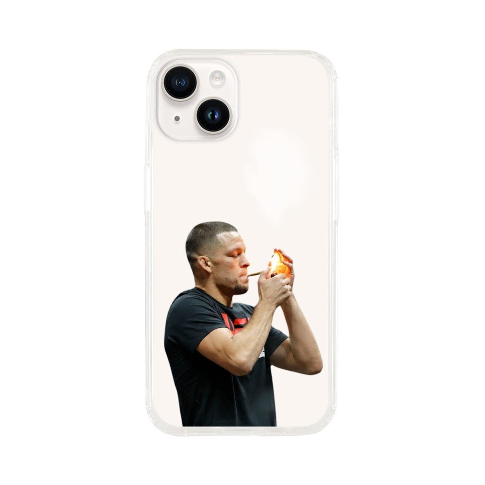 Nate Diaz Clear Phone Case - Raged MMA