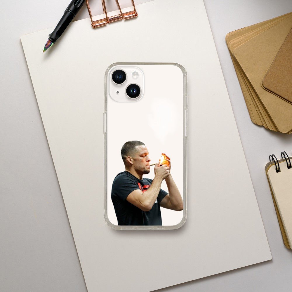 Nate Diaz Clear Phone Case - Raged MMA