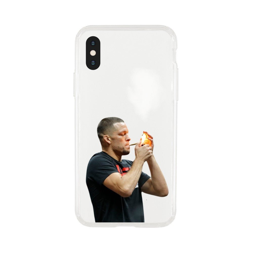 Nate Diaz Clear Phone Case - Raged MMA