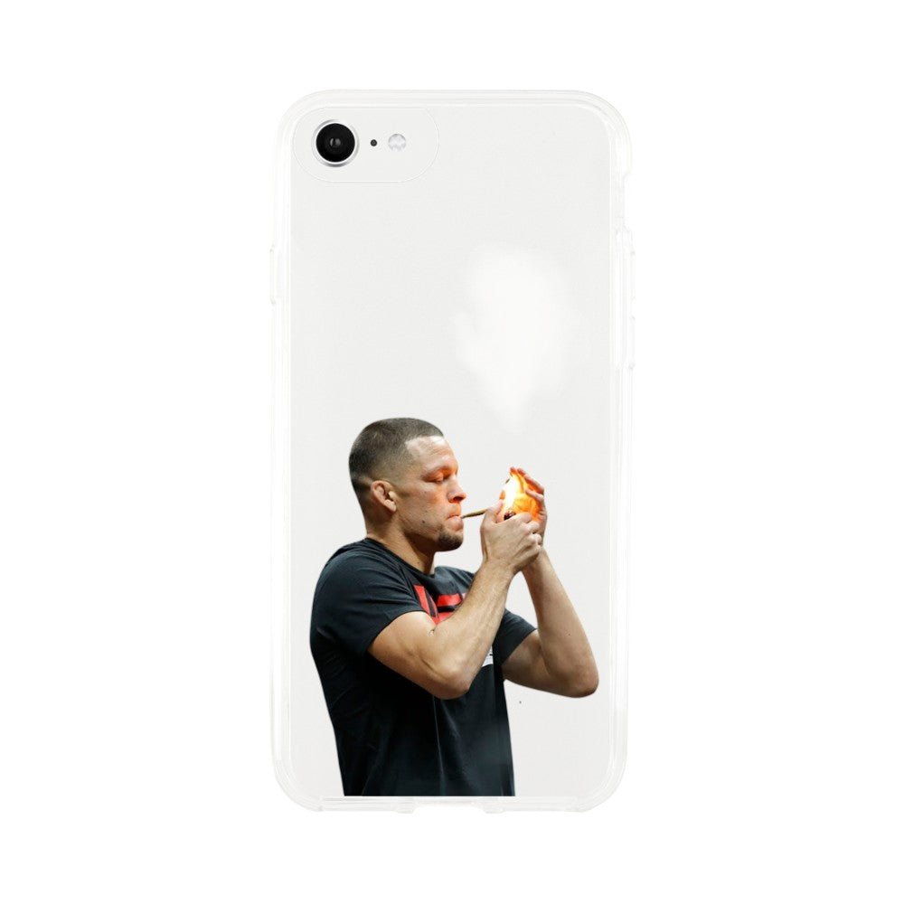 Nate Diaz Clear Phone Case - Raged MMA