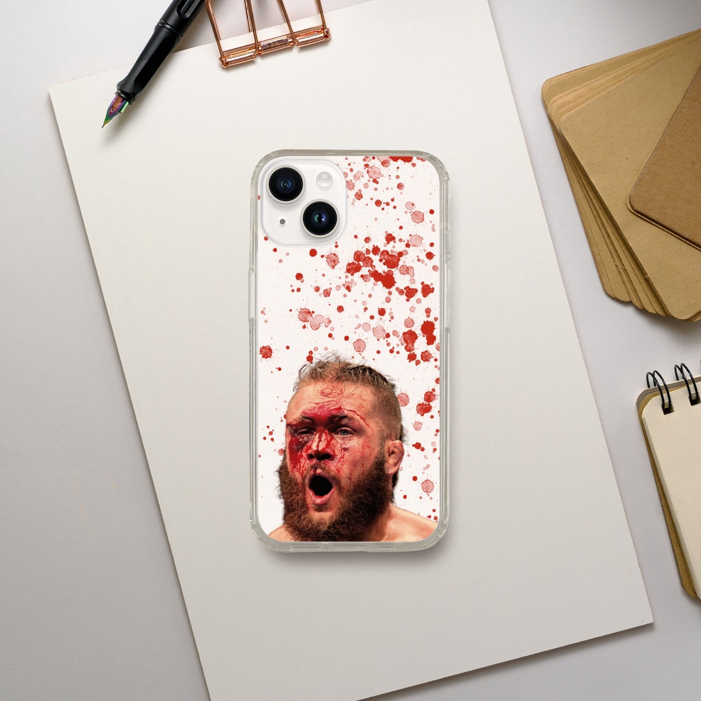 Rafael Fiziev Clear Phone Case - Raged MMA